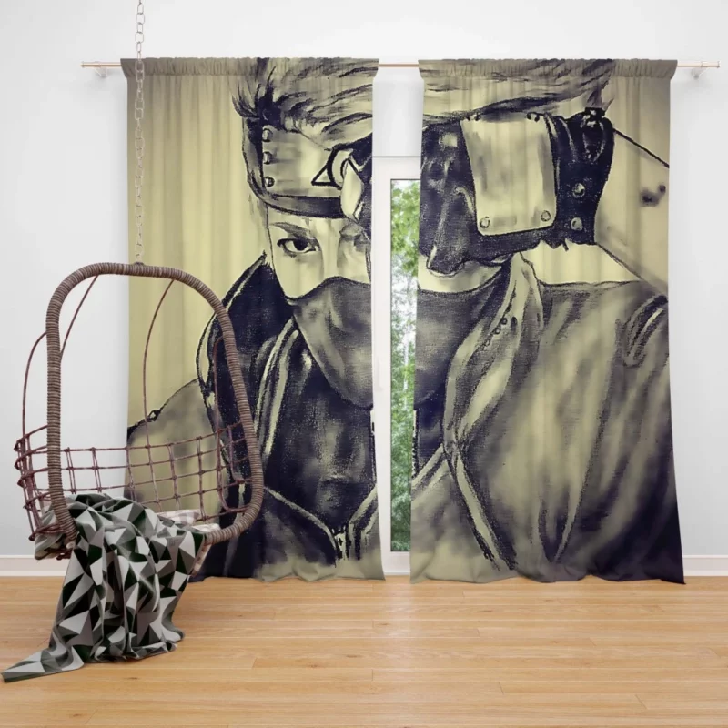 Kakashi Hatake Enduring Impact Anime Curtain