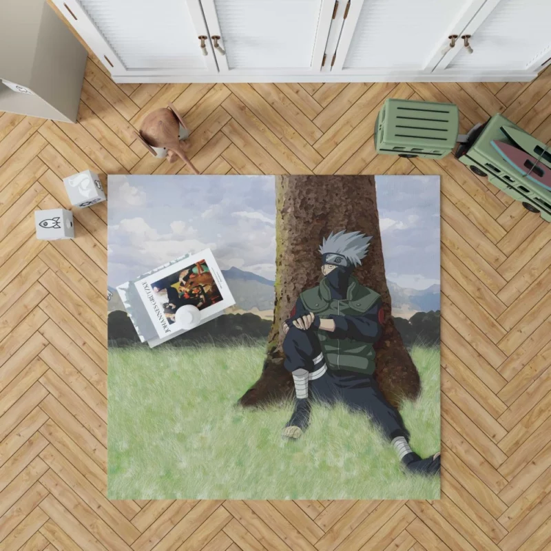 Kakashi Hatake Enduring Legacy Anime Rug