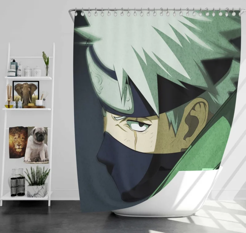 Kakashi Hatake Eternal Legacy Anime Shower Curtain