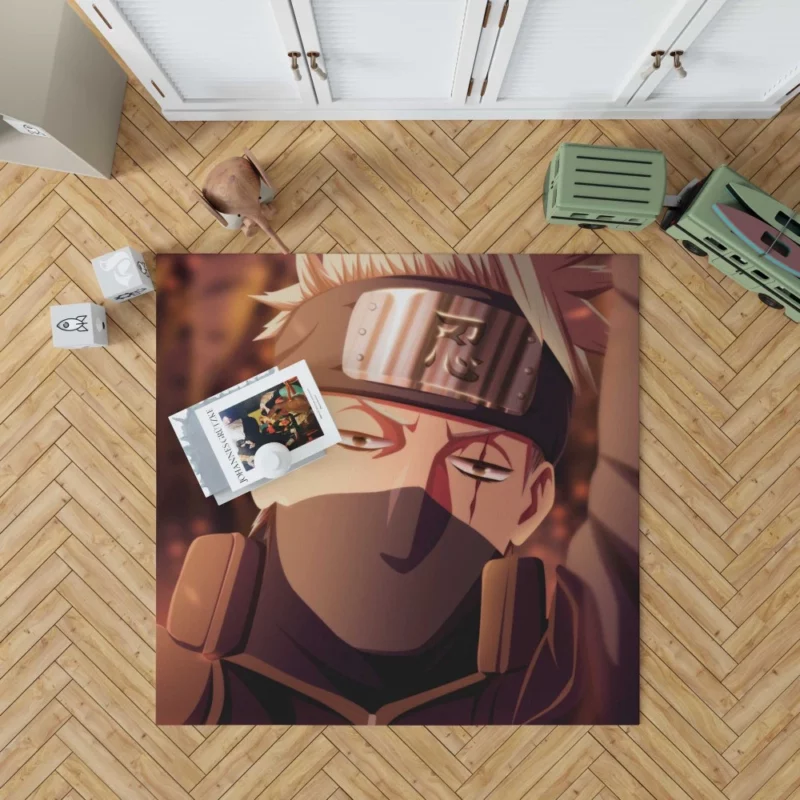 Kakashi Hatake Guidance Anime Rug