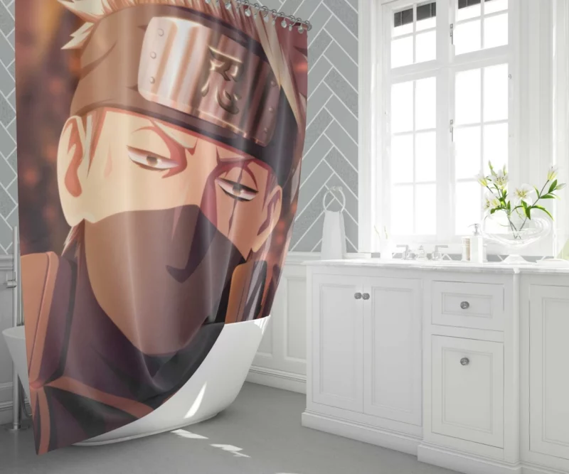 Kakashi Hatake Guidance Anime Shower Curtain 1