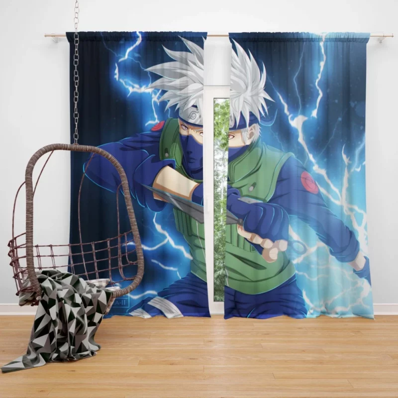 Kakashi Hatake Guiding Path Anime Curtain