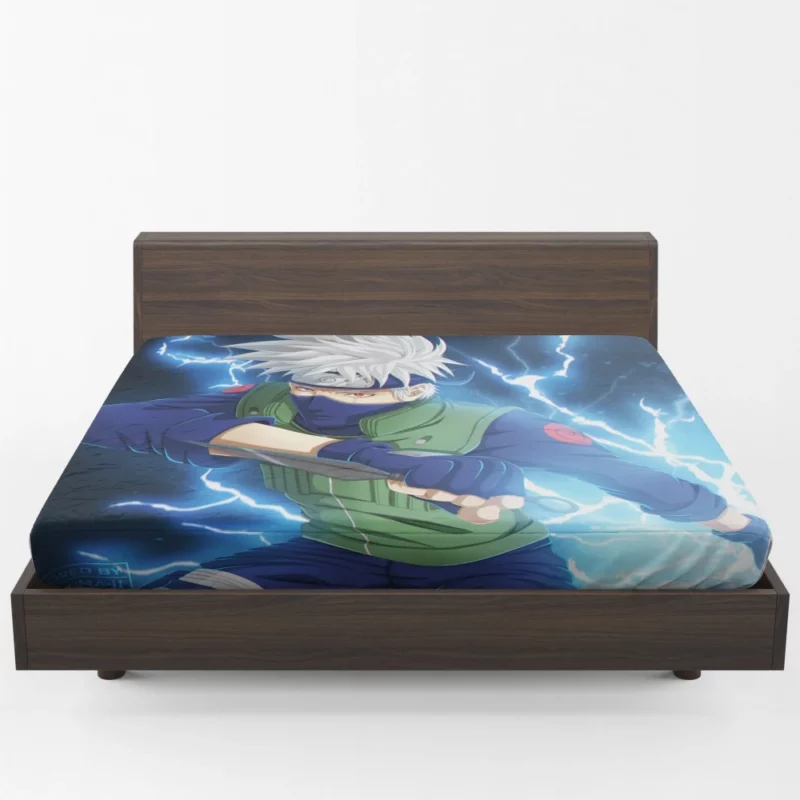 Kakashi Hatake Guiding Path Anime Fitted Sheet 1