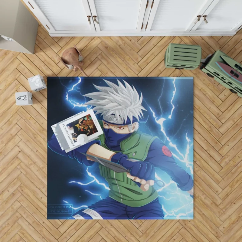 Kakashi Hatake Guiding Path Anime Rug