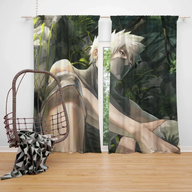 Kakashi Hatake Heroic Exploits Anime Curtain