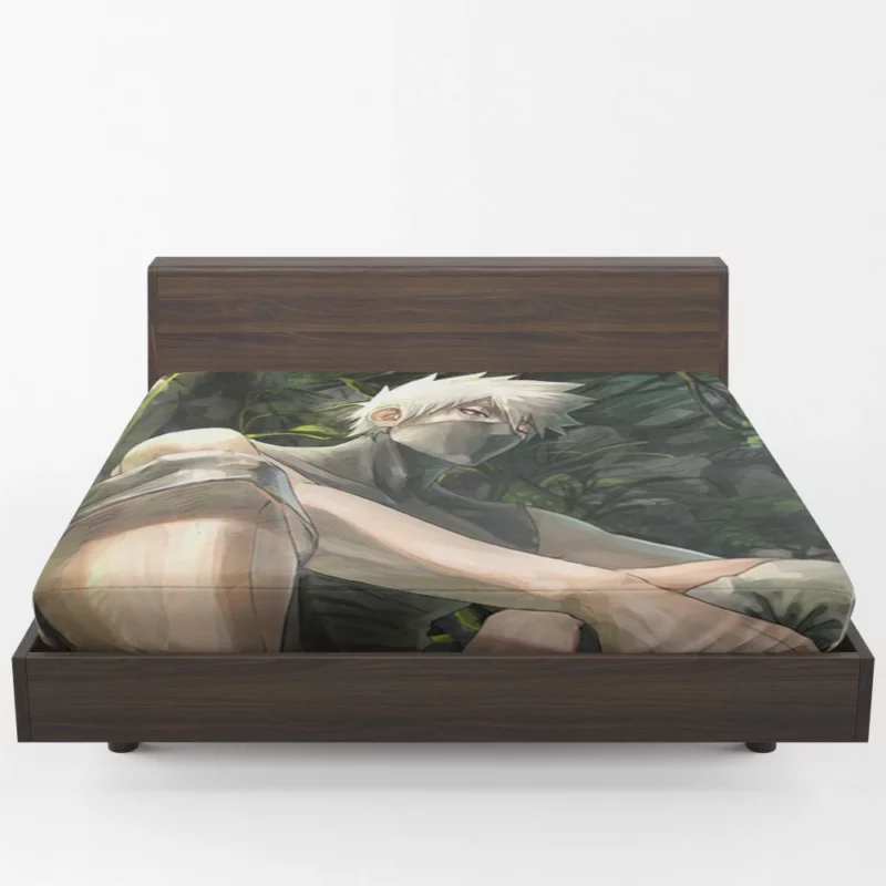 Kakashi Hatake Heroic Exploits Anime Fitted Sheet 1