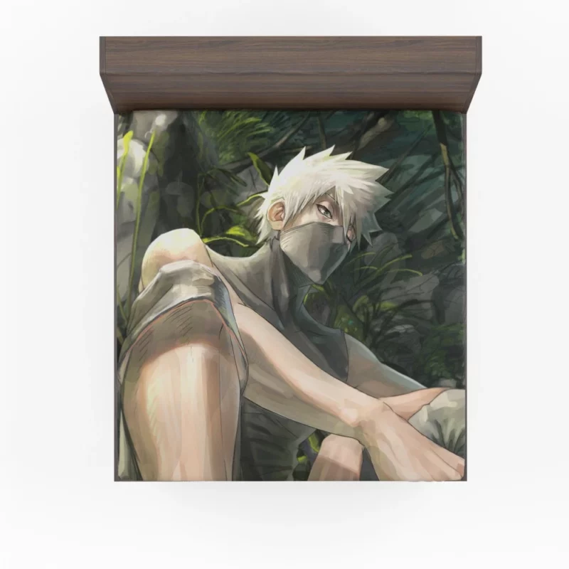 Kakashi Hatake Heroic Exploits Anime Fitted Sheet