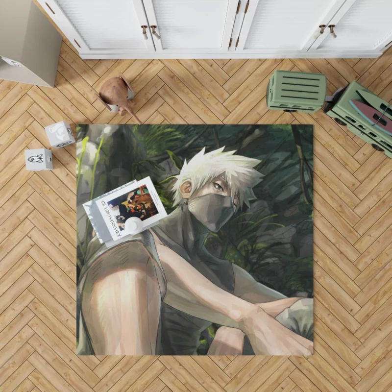 Kakashi Hatake Heroic Exploits Anime Rug