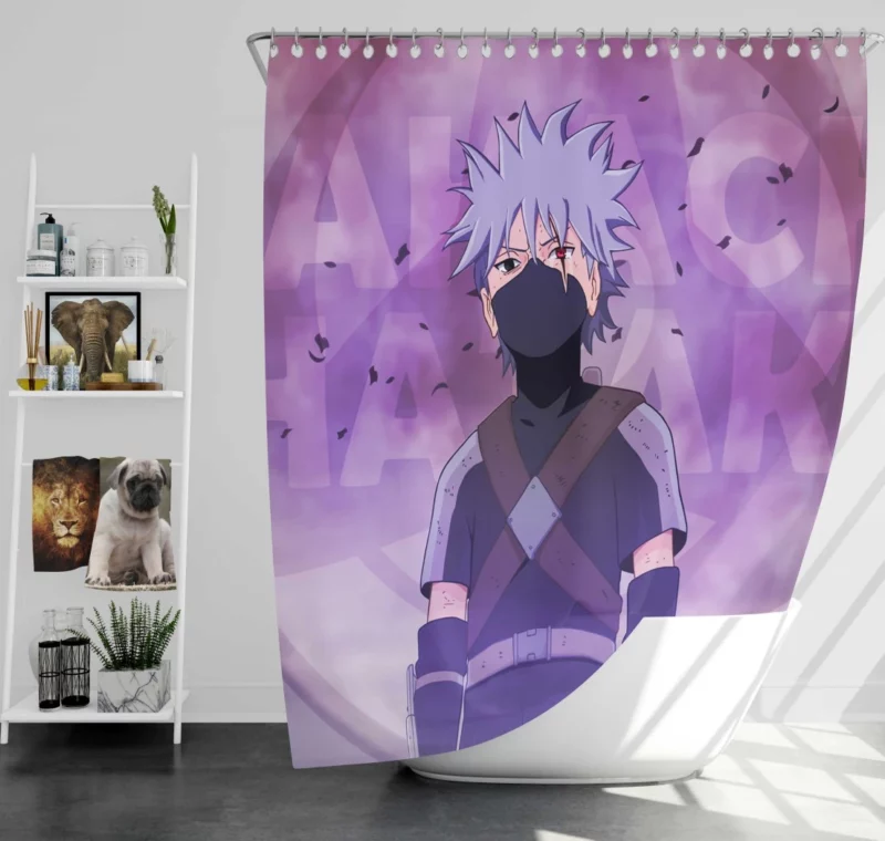 Kakashi Hatake Hidden Story Anime Shower Curtain