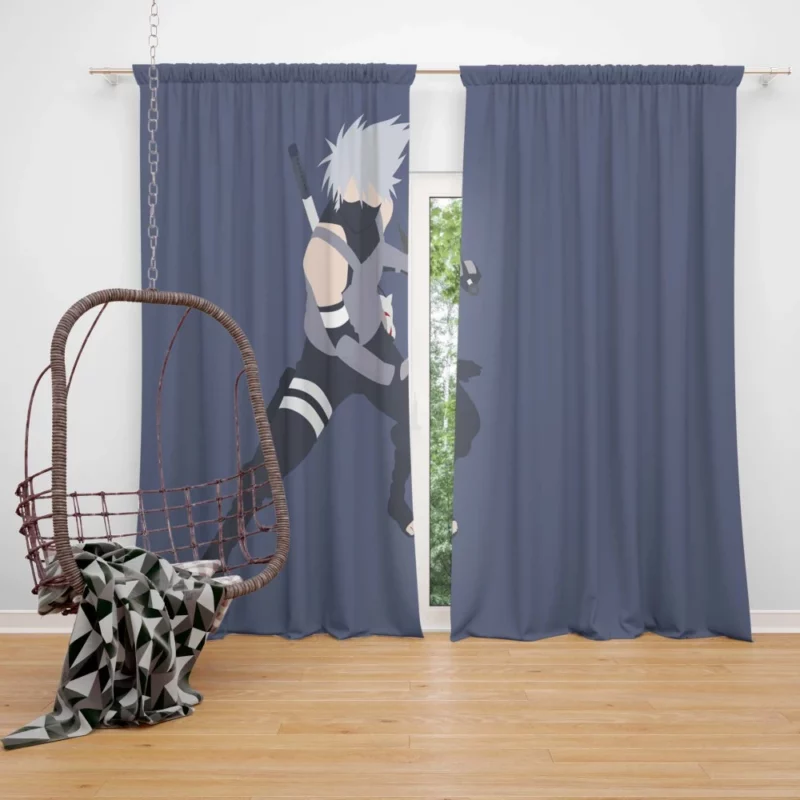 Kakashi Hatake Hokage Journey Anime Curtain