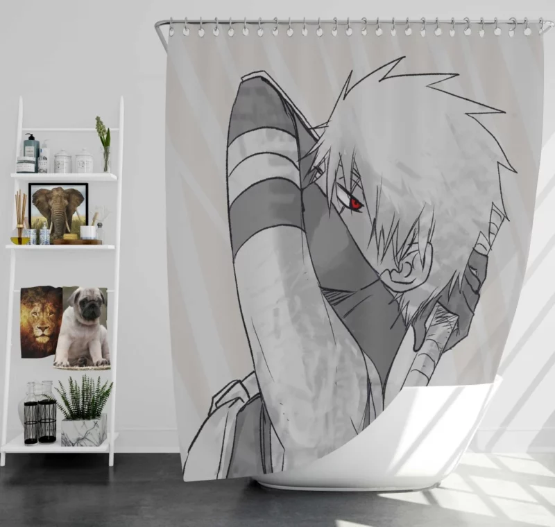 Kakashi Hatake Influence Anime Shower Curtain