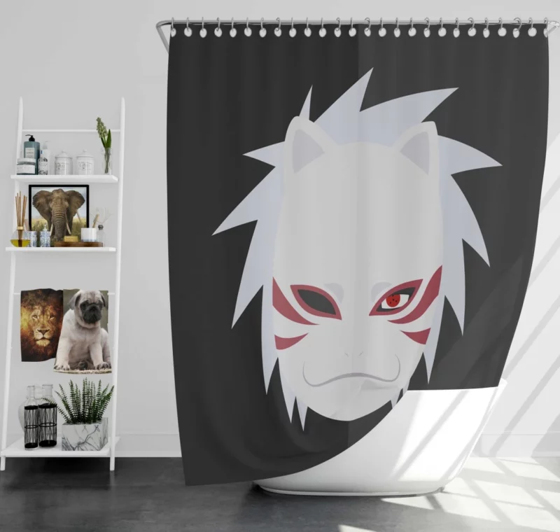 Kakashi Hatake Inspiring Journey Anime Shower Curtain