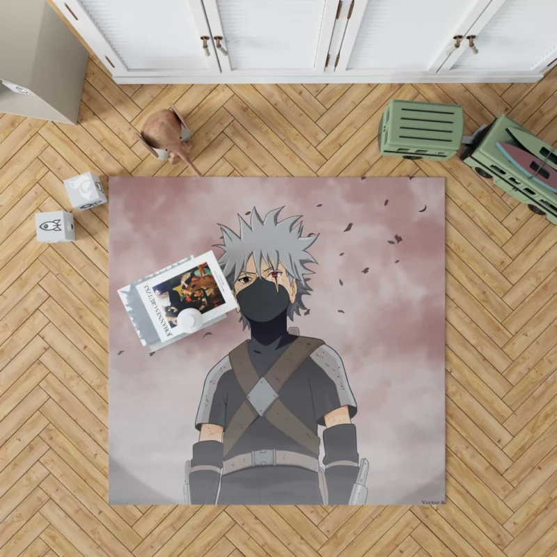 Kakashi Hatake Leadership Anime Rug