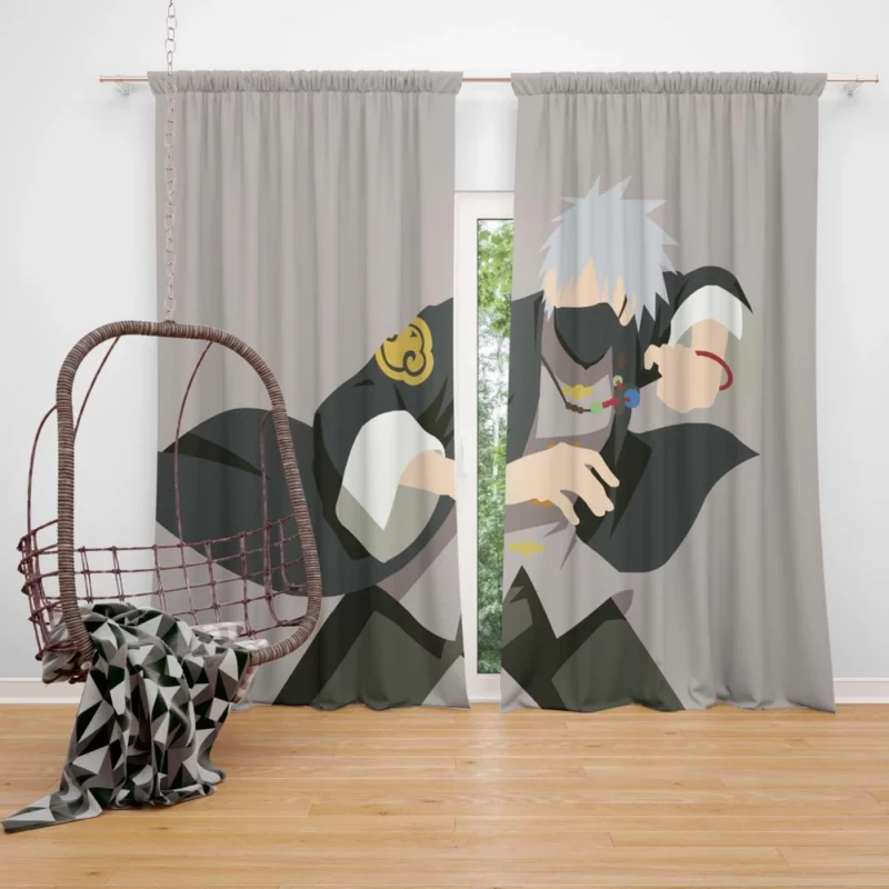Kakashi Hatake Legendary Ninja Anime Curtain
