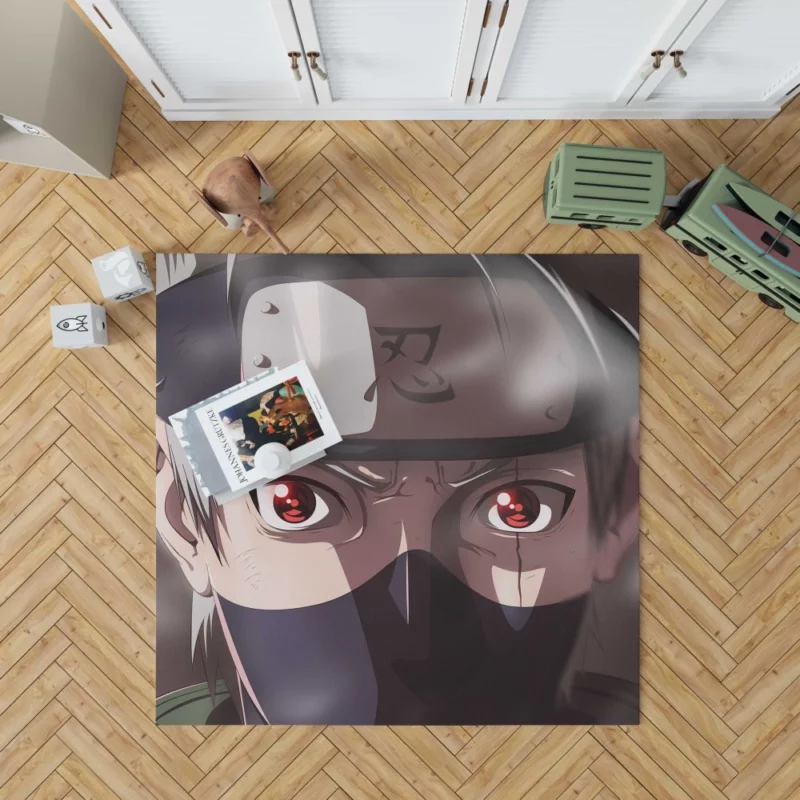 Kakashi Hatake Legendary Teacher Anime Rug