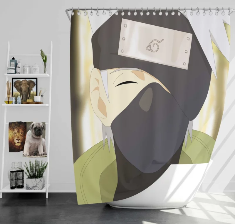 Kakashi Hatake Life Lessons Anime Shower Curtain