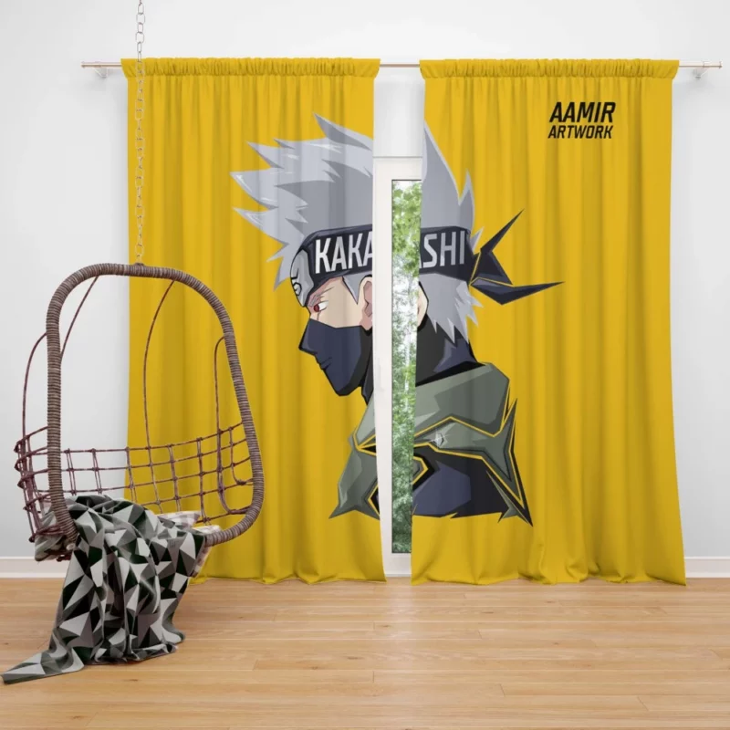 Kakashi Hatake Ninja Legacy Anime Curtain