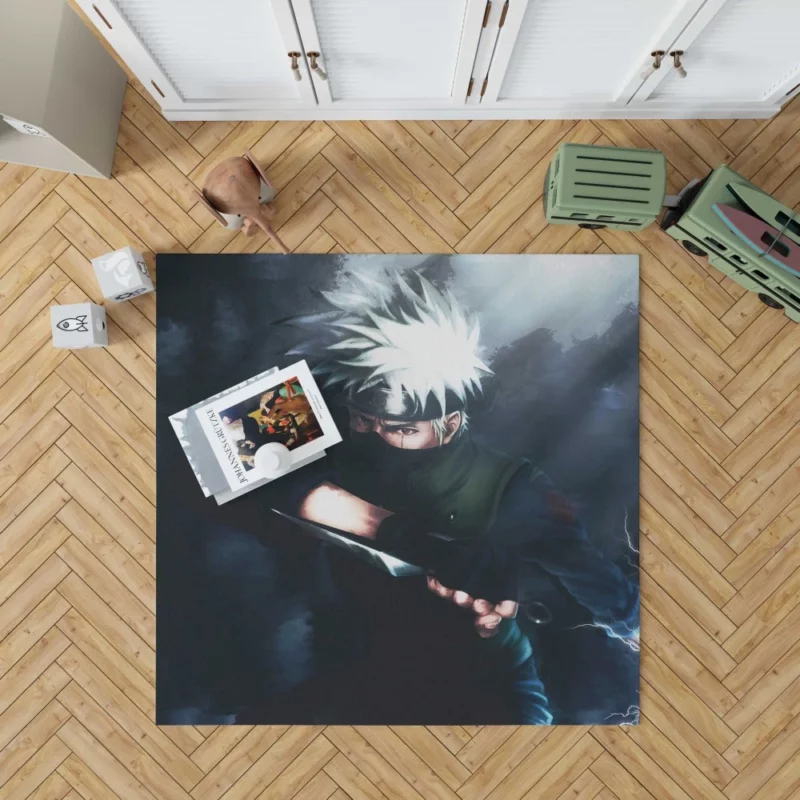 Kakashi Hatake Sharingan Guardian Anime Rug