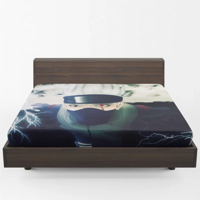 Kakashi Hatake Shrouded Past Anime Fitted Sheet 1