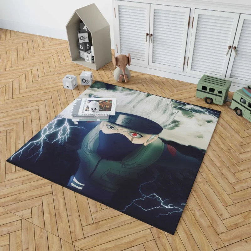 Kakashi Hatake Shrouded Past Anime Rug 1