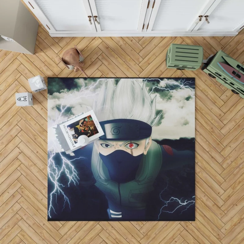 Kakashi Hatake Shrouded Past Anime Rug