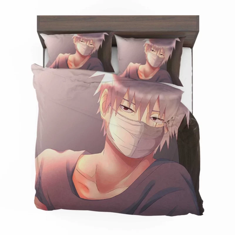 Kakashi Hatake Unveiled Truth Anime Bedding Set 1