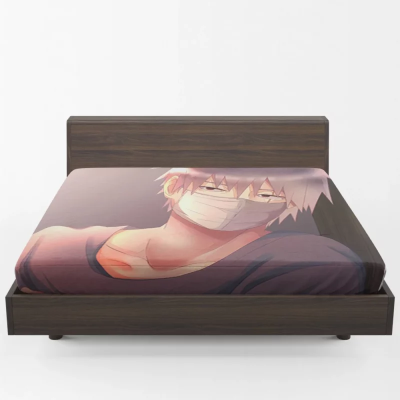 Kakashi Hatake Unveiled Truth Anime Fitted Sheet 1