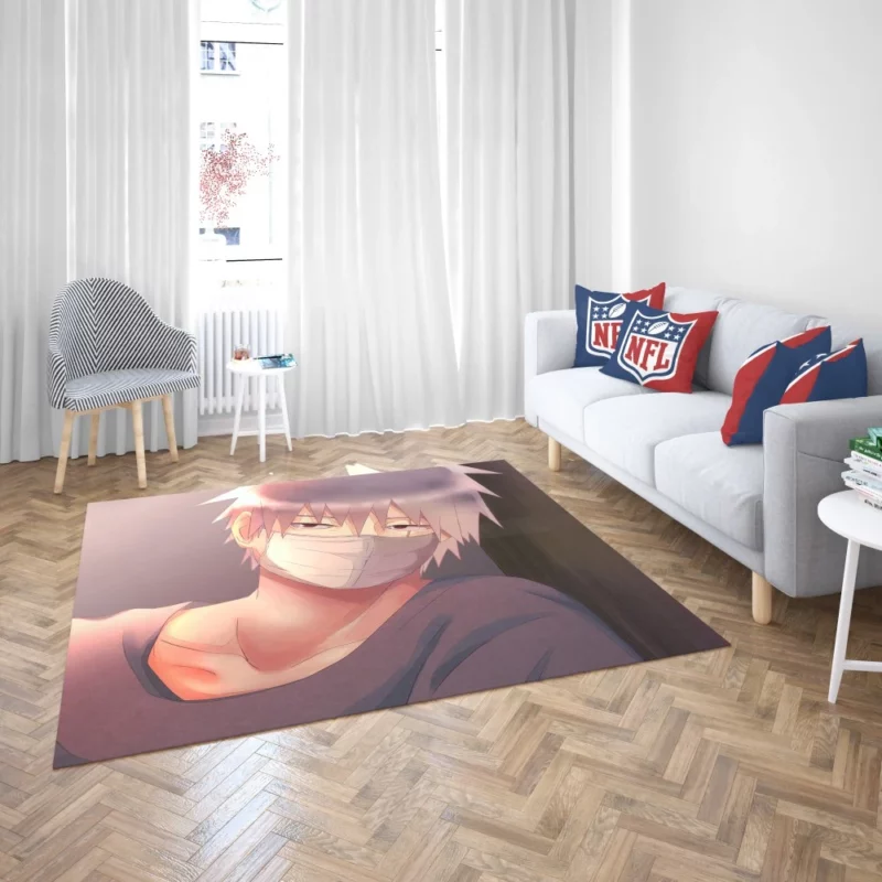 Kakashi Hatake Unveiled Truth Anime Rug 2