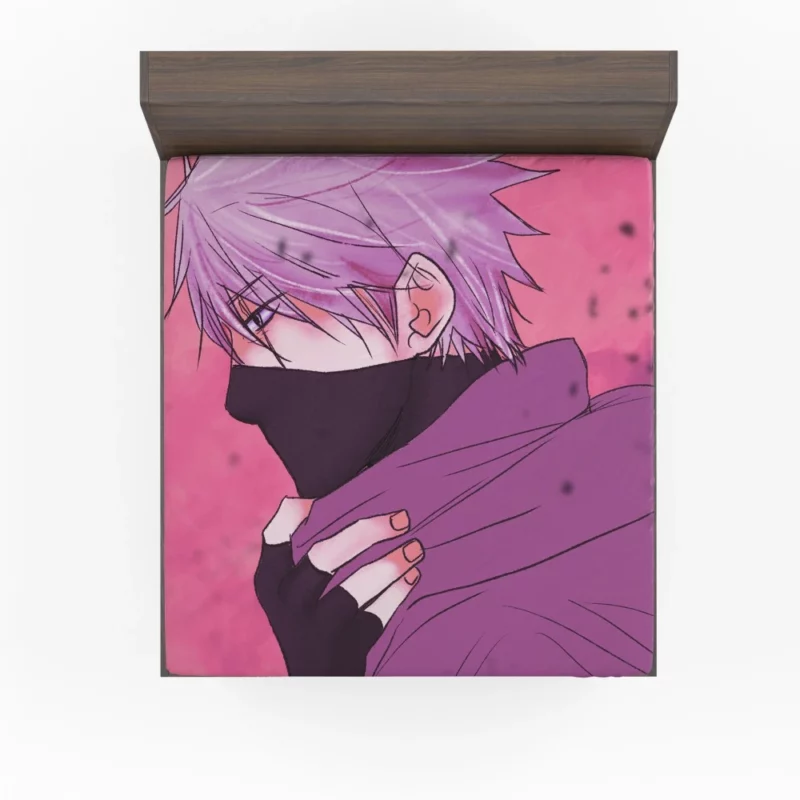 Kakashi Hatake Unyielding Resolve Anime Fitted Sheet