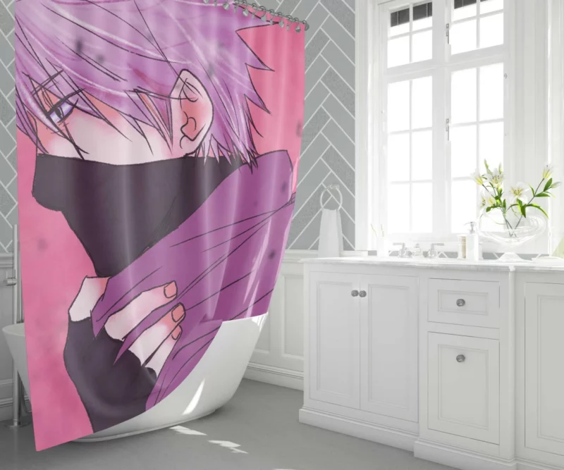 Kakashi Hatake Unyielding Resolve Anime Shower Curtain 1