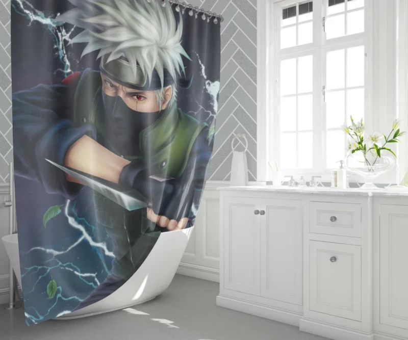 Kakashi Hatake Wisdom Anime Shower Curtain 1