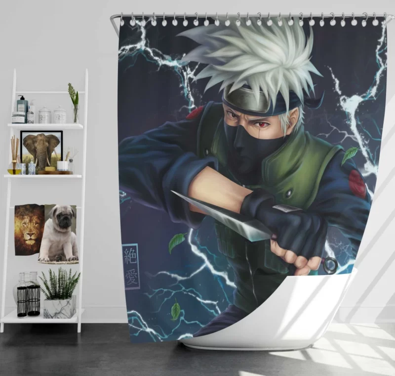 Kakashi Hatake Wisdom Anime Shower Curtain