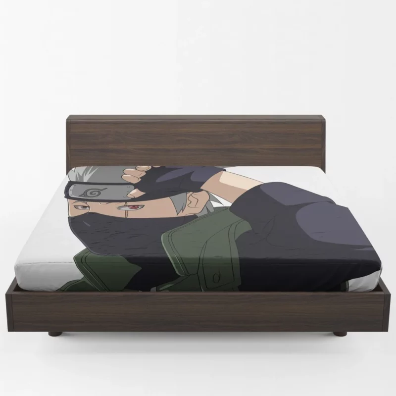 Kakashi Sensei Hand-Drawn Lessons Anime Fitted Sheet 1