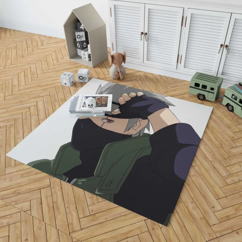 Kakashi Sensei Hand-Drawn Lessons Anime Rug 1