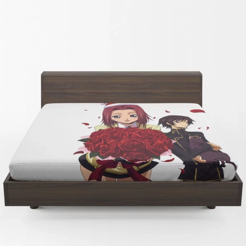 Kallen & Lelouch Story Anime Fitted Sheet 1