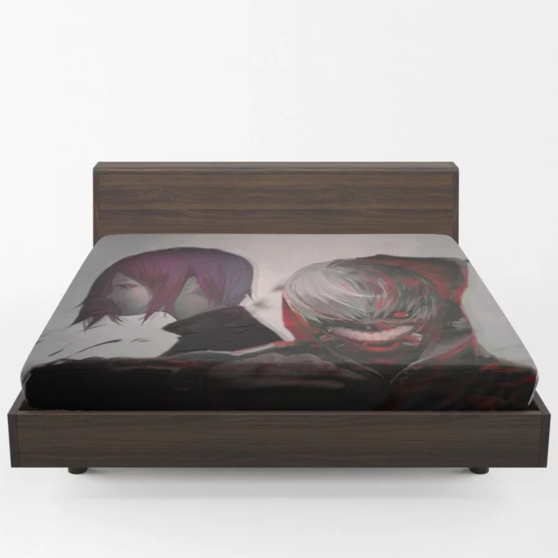 Kaneki and Touka Love Triumph Anime Fitted Sheet 1