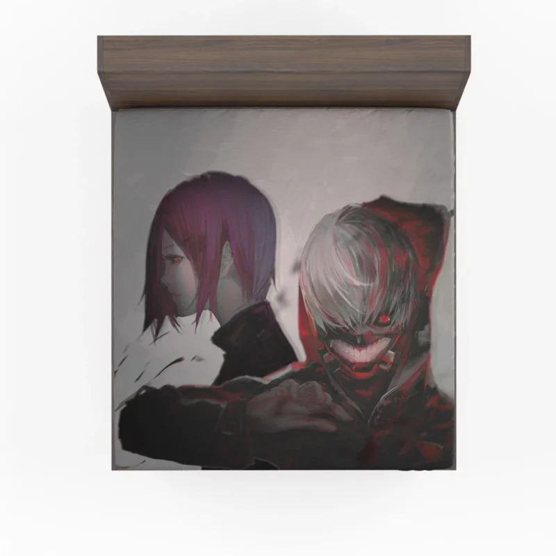 Kaneki and Touka Love Triumph Anime Fitted Sheet