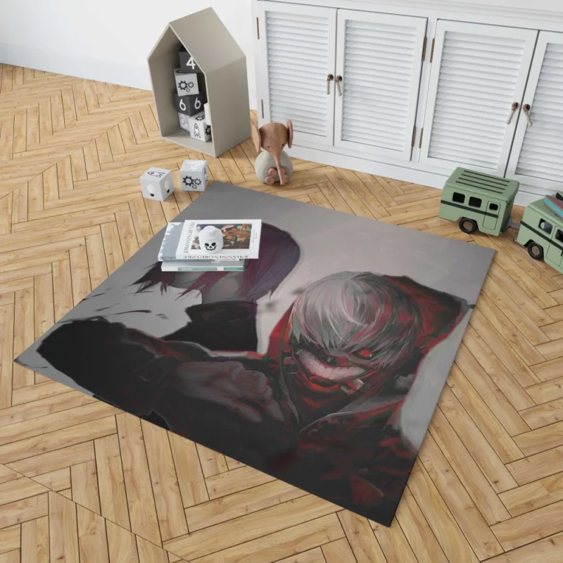 Kaneki and Touka Love Triumph Anime Rug 1