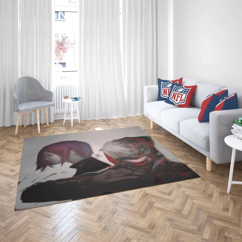 Kaneki and Touka Love Triumph Anime Rug 2