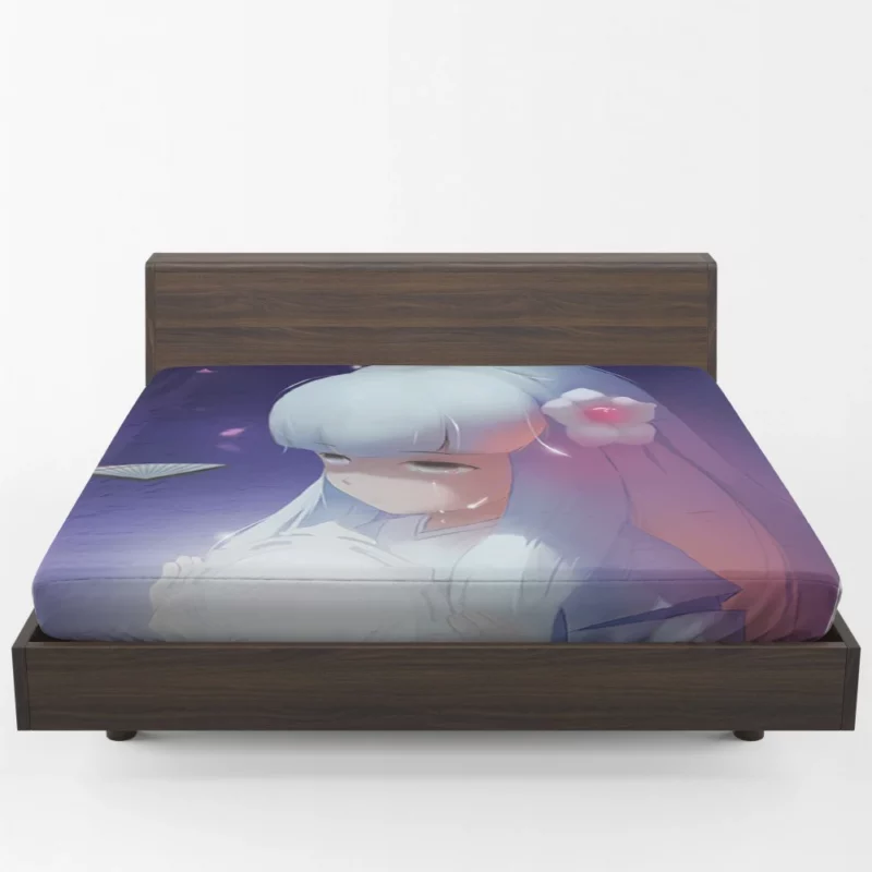 Kanna Enigmatic Demon Princess Anime Fitted Sheet 1