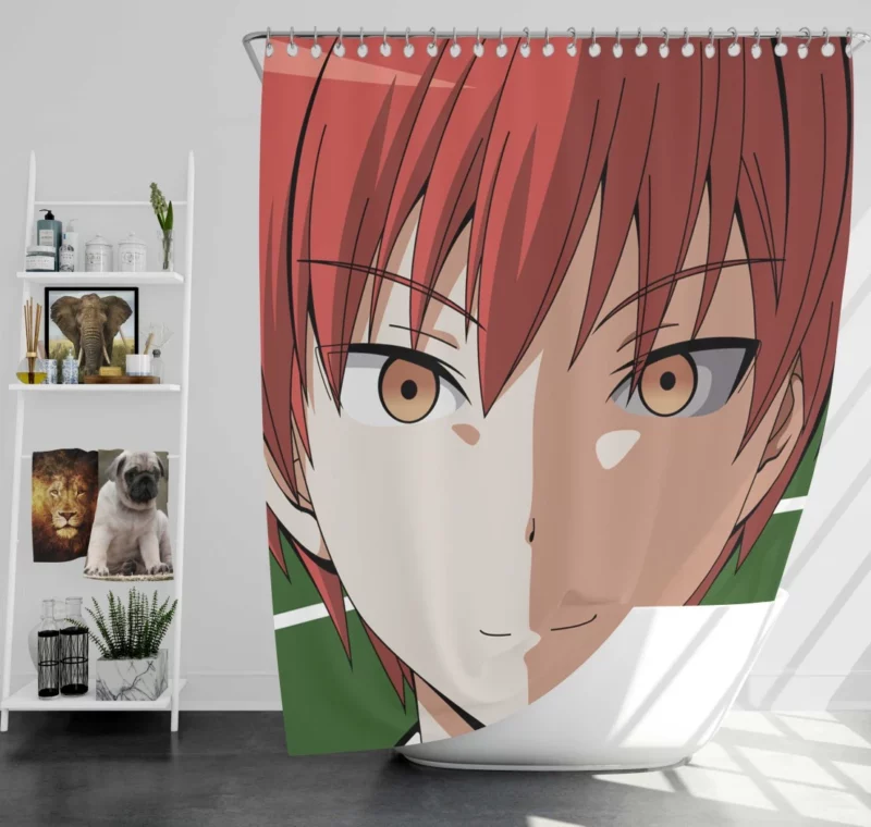 Karma Akabane Assassination Power Anime Shower Curtain