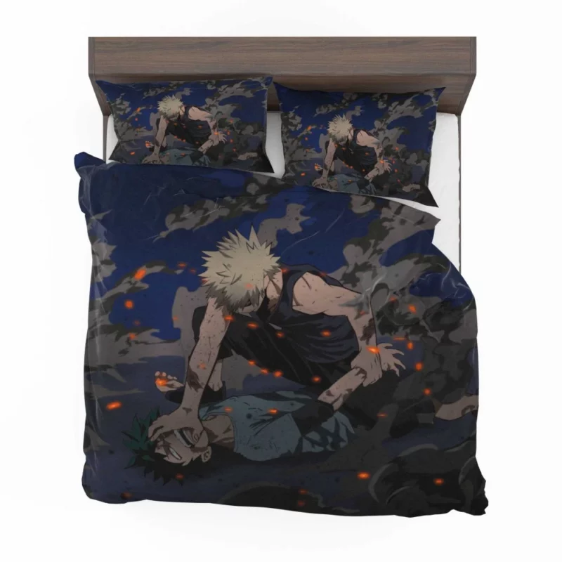 Katsuki Bakugou and Izuku Midoriya Dynamics Anime Bedding Set 1