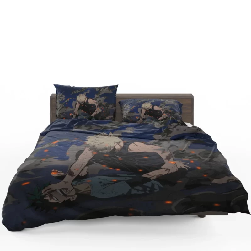 Katsuki Bakugou and Izuku Midoriya Dynamics Anime Bedding Set