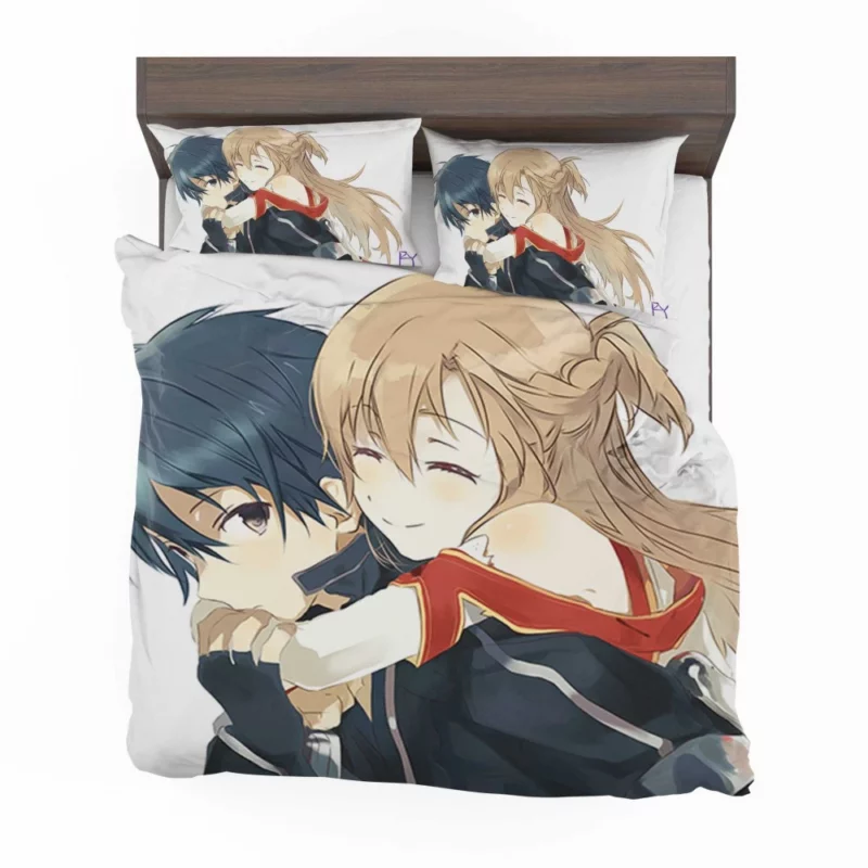 Kazuto Kirigaya and Asuna Yuuki Tale Anime Bedding Set 1