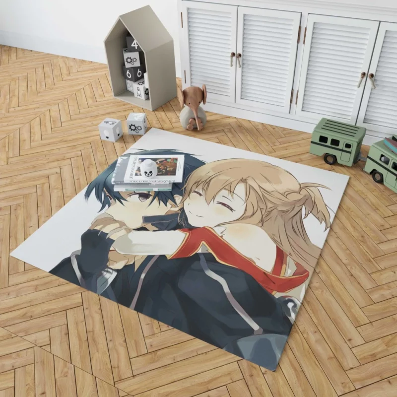 Kazuto Kirigaya and Asuna Yuuki Tale Anime Rug 1