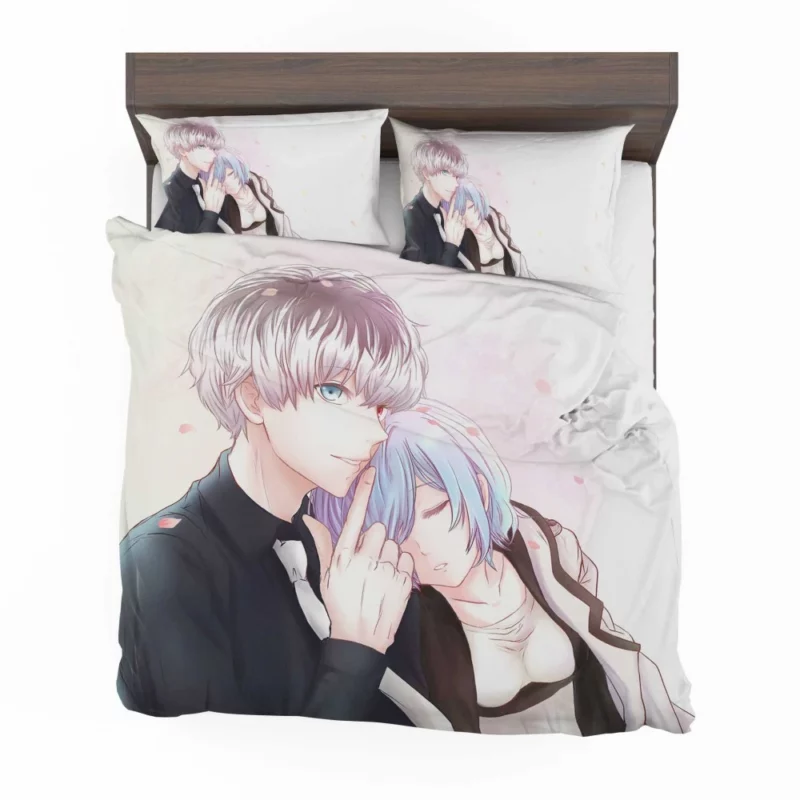 Ken Kaneki and Touka Reunion Anime Bedding Set 1