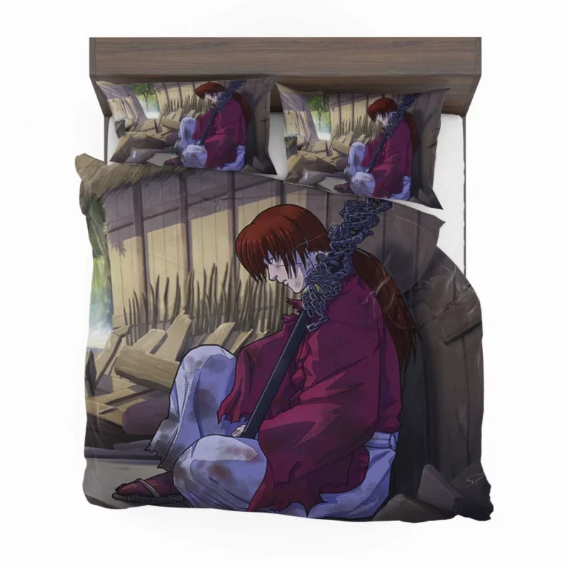 Kenshin Himura Samurai Battousai Anime Bedding Set 1