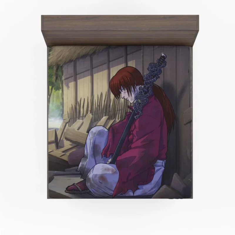 Kenshin Himura Samurai Battousai Anime Fitted Sheet