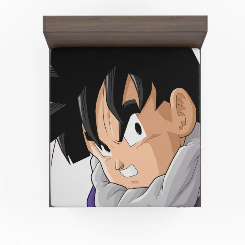Kid Gohan Childhood Adventures Anime Fitted Sheet