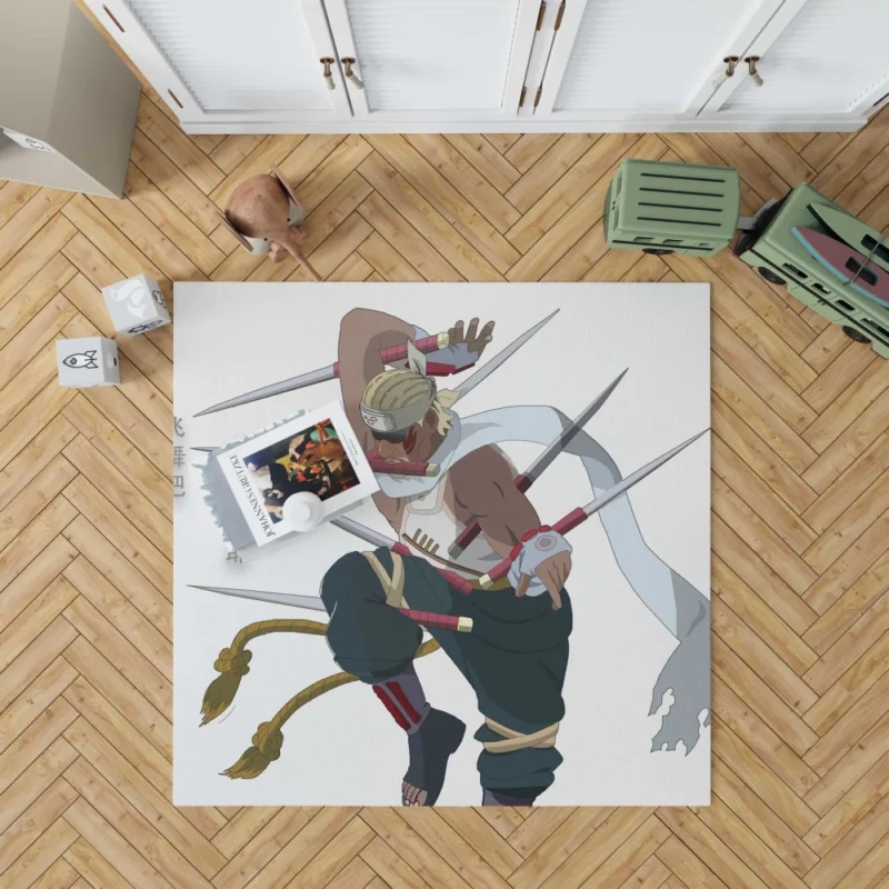 Killer Bee Eight-Tails Jinchuriki Anime Rug